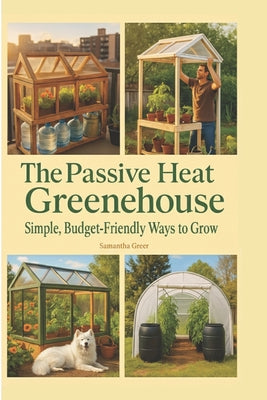 Book cover of The Passive Heat Greenhouse: Simple, Budget-Friendly Ways to Grow Year-Round by Greer, Samantha