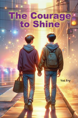 Book cover of The Courage to Shine: A young adult gay coming-of-age story about finding your people, speaking your truth, and discovering the kind of bravery that c by Fry, Yet
