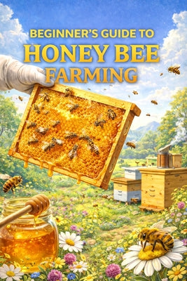Honey Bee Farming for Beginners & Experienced: Complete Beekeeping Guide to Hive Management, Disease Control, Honey Production & Small-Scale Business by Andrew Holden book cover