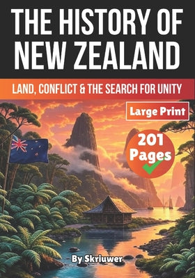 Book cover of History of New Zealand: Land, Conflict, and the Search for Unity by Auke