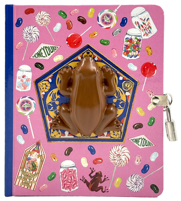 Harry Potter: Chocolate Frog Squishy Lock & Key Diary by Insight Editions book cover