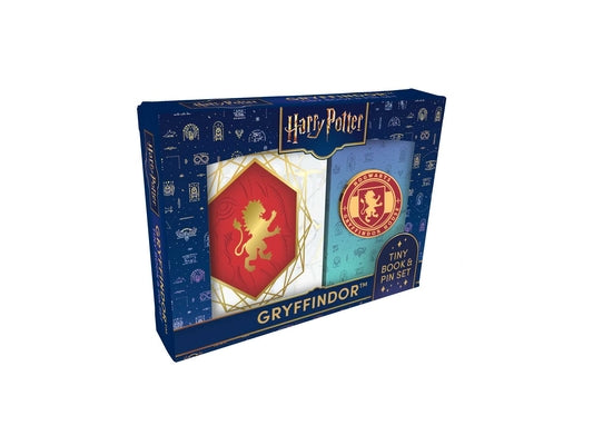 Book cover of Harry Potter: Gryffindor Tiny Book and Pin Set [With Pens/Pencils] by Insight Editions