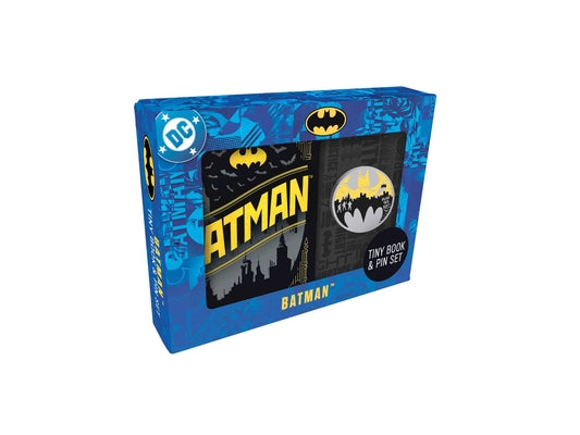 Book cover of DC Comics: Batman Tiny Book and Pin Set by Insight Editions
