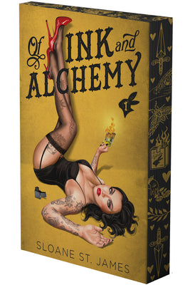 Book cover of Of Ink and Alchemy: A Dark Romance (Deluxe Limited Edition) by James, Sloane St