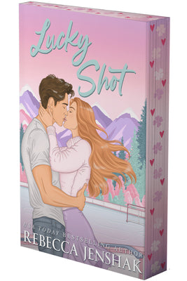 Book cover of Lucky Shot: A Hockey Romance (Deluxe Limited Edition) by Jenshak, Rebecca
