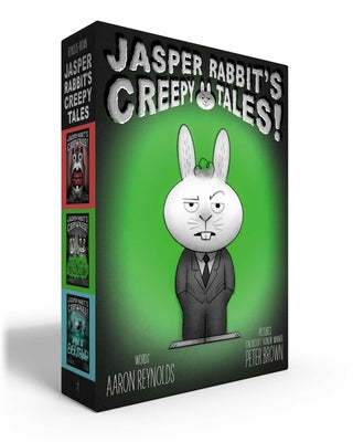 Jasper Rabbit's Creepy Tales! (Chapter Book Boxed Set): Troubling Tonsils!; Unsettling Salad!; Yarn Is Everything! by Aaron Reynolds book cover