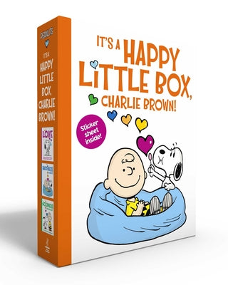 It's a Happy Little Box, Charlie Brown! (Boxed Set): Love from Snoopy; Happiness Is Peanuts; Goodness and Good Grief! by Charles M. Schulz book cover