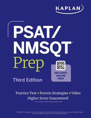Psat/NMSQT Prep, Third Edition: Includes a Full Length Practice Test + 100s of Practice Questions + 1 Year Access Online Quizzes and Video Instruction by Kaplan Test Prep book cover