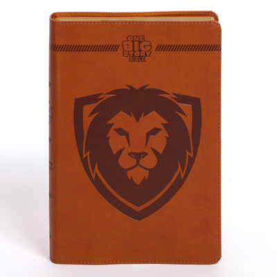 CSB One Big Story Bible, Brown Leathertouch: Connecting Christ Throughout God's Story
