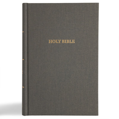 Book cover of CSB Grace Bible, Charcoal Cloth Over Board (Dyslexia Friendly) by 2k/Denmark