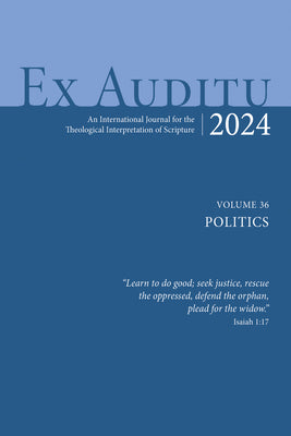 Book cover of Ex Auditu - Volume 36 by Edwards, Dennis R.