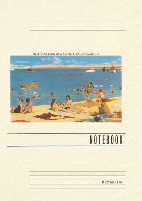 Book cover of Vintage Lined Notebook Greetings from New Suffolk, Long Island, New York by Found Image Press