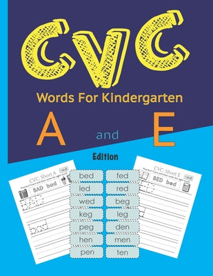 Book cover of CVC Words For Kindergarten: A CVC Words Book by Fudge, Marcos