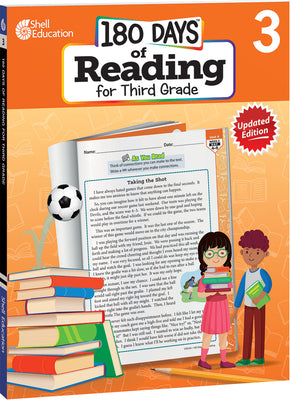Book cover of 180 Days(tm) Reading for Third Grade, 2nd Edition: Practice, Assess, Diagnose by Melendez, Alyxx