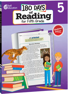 Book cover of 180 Days(tm) Reading for Fifth Grade, 2nd Edition: Practice, Assess, Diagnose by Kopp, Kathleen N.