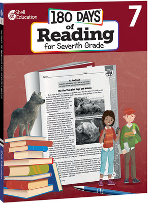 Book cover of 180 Days(tm) Reading for Seventh Grade: Practice, Assess, Diagnose by Rhatigan, Joe