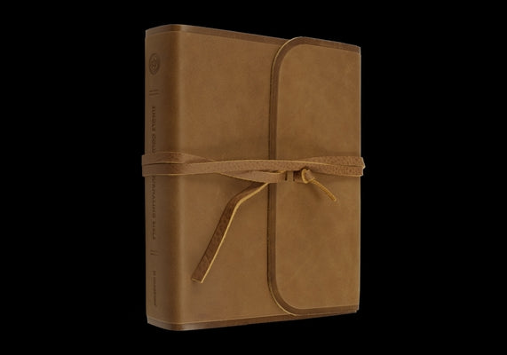 Book cover of ESV Single Column Journaling Bible (Natural Leather, Brown, Flap with Strap) by Esv Bibles