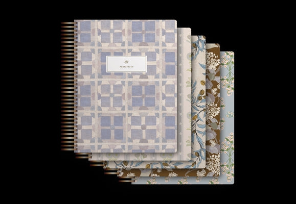 Book cover of ESV Spiral-Bound Journaling Bible, Five-Volume Set (Hardcover, Cover Artwork by Lulie Wallace) by Wallace, Lulie