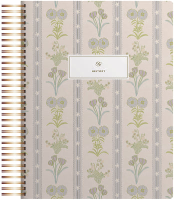 Book cover of ESV Spiral-Bound Journaling Bible, History (Hardcover, Cover Artwork by Lulie Wallace) by Wallace, Lulie