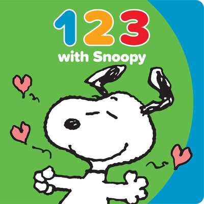 123 with Snoopy by Charles M. Schulz book cover