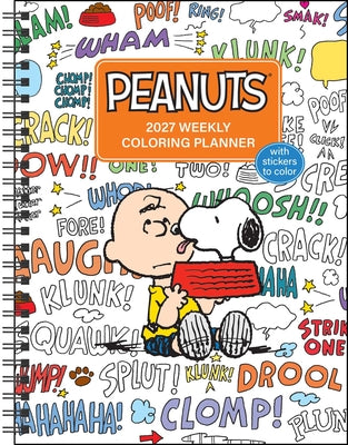 Peanuts(r) 2027 Monthly/Weekly Coloring Calendar with Stickers to Color product image