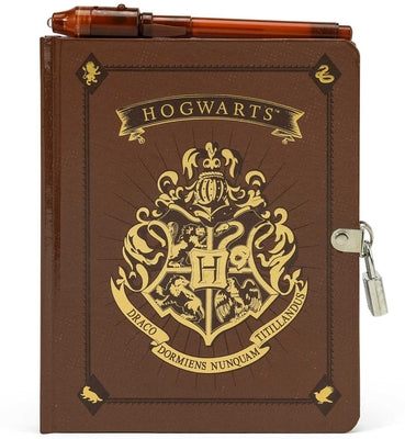 Book cover of Harry Potter: Hogwarts Lock & Key Diary: Lock & Key Diary with Invisible Ink Pen by Insight Editions