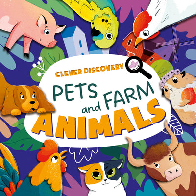 Book cover of Pets and Farm Animals by Clever Publishing