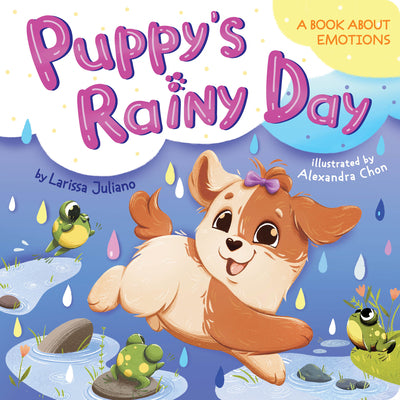 Book cover of Puppy's Rainy Day by Clever Publishing