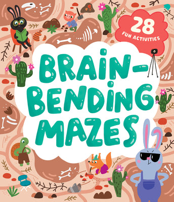 Book cover of Brain-Bending Mazes by Anikeeva, Inna