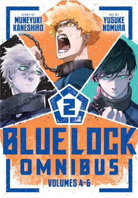 Book cover of Blue Lock Omnibus 2 (Vol. 4-6) by Kaneshiro, Muneyuki