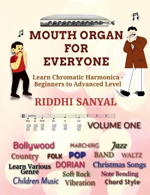 Mouth Organ For Everyone: Learn Chromatic Harmonica - Beginners to Advanced Level: Finding in self by Riddhi Sanyal book cover