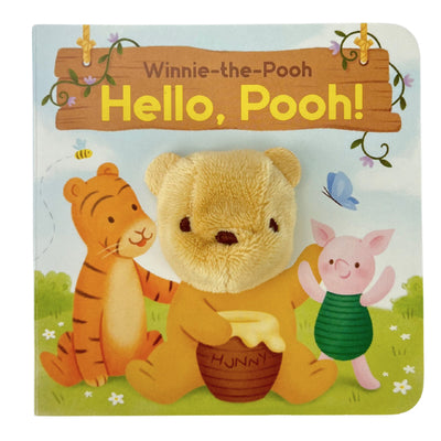 Winnie-The-Pooh Hello, Pooh Puppet Book by Cottage Door Press book cover