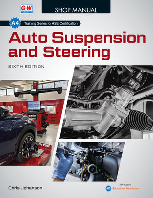 Book cover of Auto Suspension and Steering by Johanson, Chris
