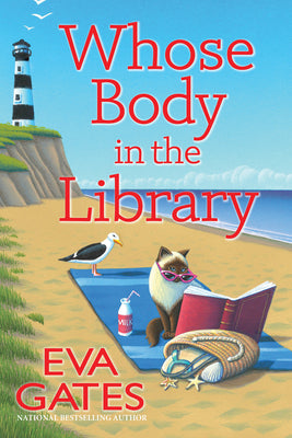 Whose Body in the Library: A Lighthouse Library Mystery by Gates, Eva book cover
