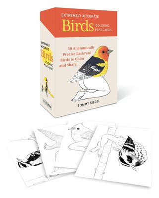 Extremely Accurate Birds Coloring Postcards: 50 Anatomically Precise Backyard Birds to Color and Share product image