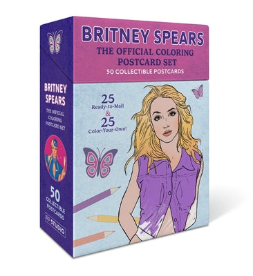 Britney Spears: The Official Coloring Postcard Set: 50 Collectible Postcards (25 Ready-To-Mail + 25 Color-Your-Own!) product image