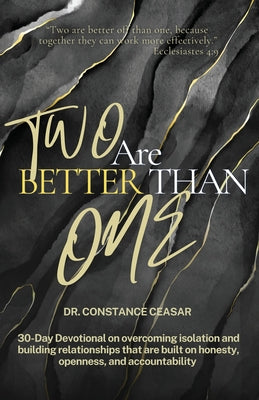 Book cover of Two Are Better Than One by L. Ceasar, Constance
