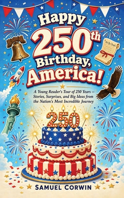 Happy 250th Birthday, America!: A Young Reader's Tour of 250 Years - Stories, Surprises, and Big Ideas from the Nation's Most Incredible Journey by Samuel Corwin book cover