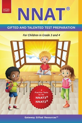 NNAT Test Prep Grade 3 and Grade 4 Level D by Gateway Gifted Resources book cover