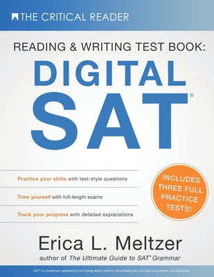 Reading & Writing Test Book: Digital SAT(R) by Meltzer, Erica L. book cover