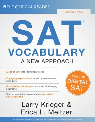 SAT(R) Vocabulary: A New Approach by Larry Krieger book cover