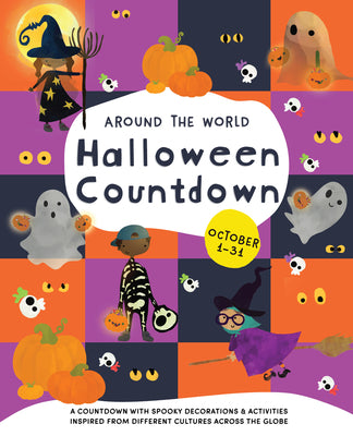 Book cover of Around the World Halloween Countdown by Worldwide Buddies