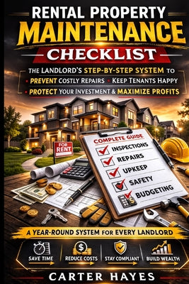 Rental Property Maintenance Checklist by Carter Hayes book cover